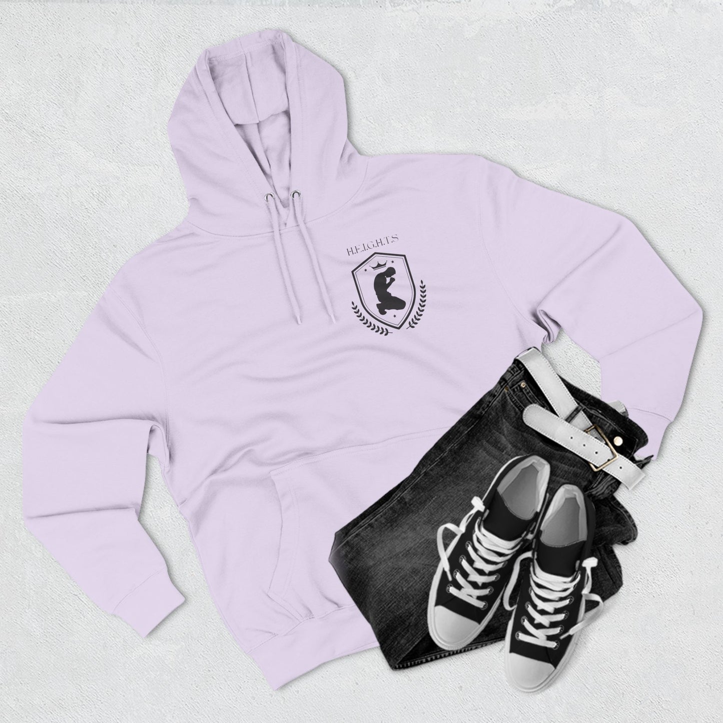 Heights Black Hoodie