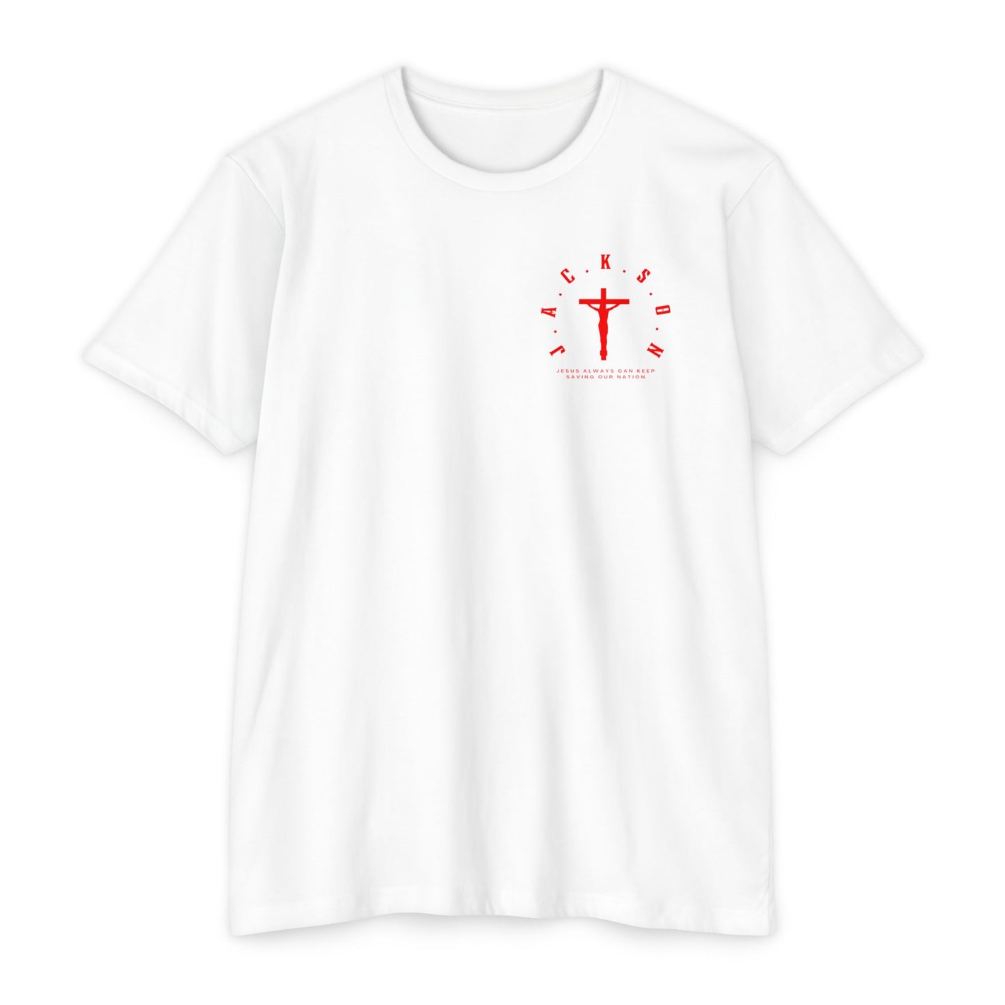 Jackson Red Cross & Letters Blended