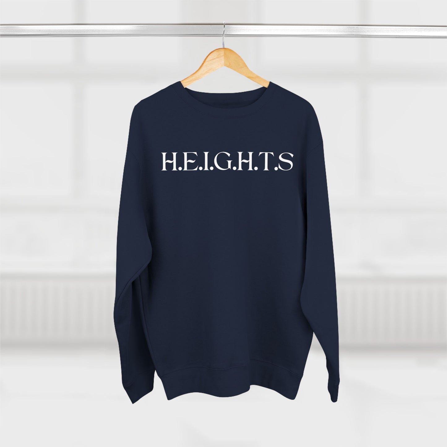 Heights Christian White Letters & Special Front