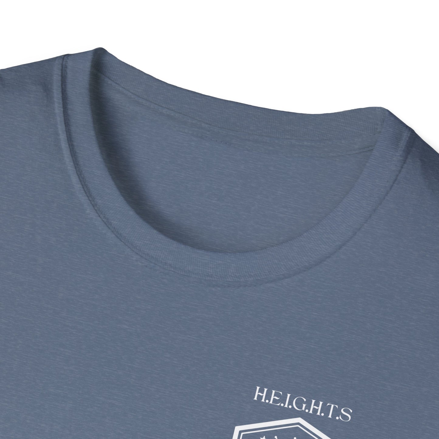 Heights Christian White Letters & Image