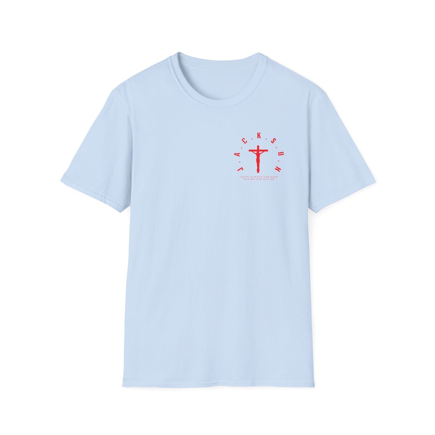 Jackson Believing Christian Red Letters & Cross