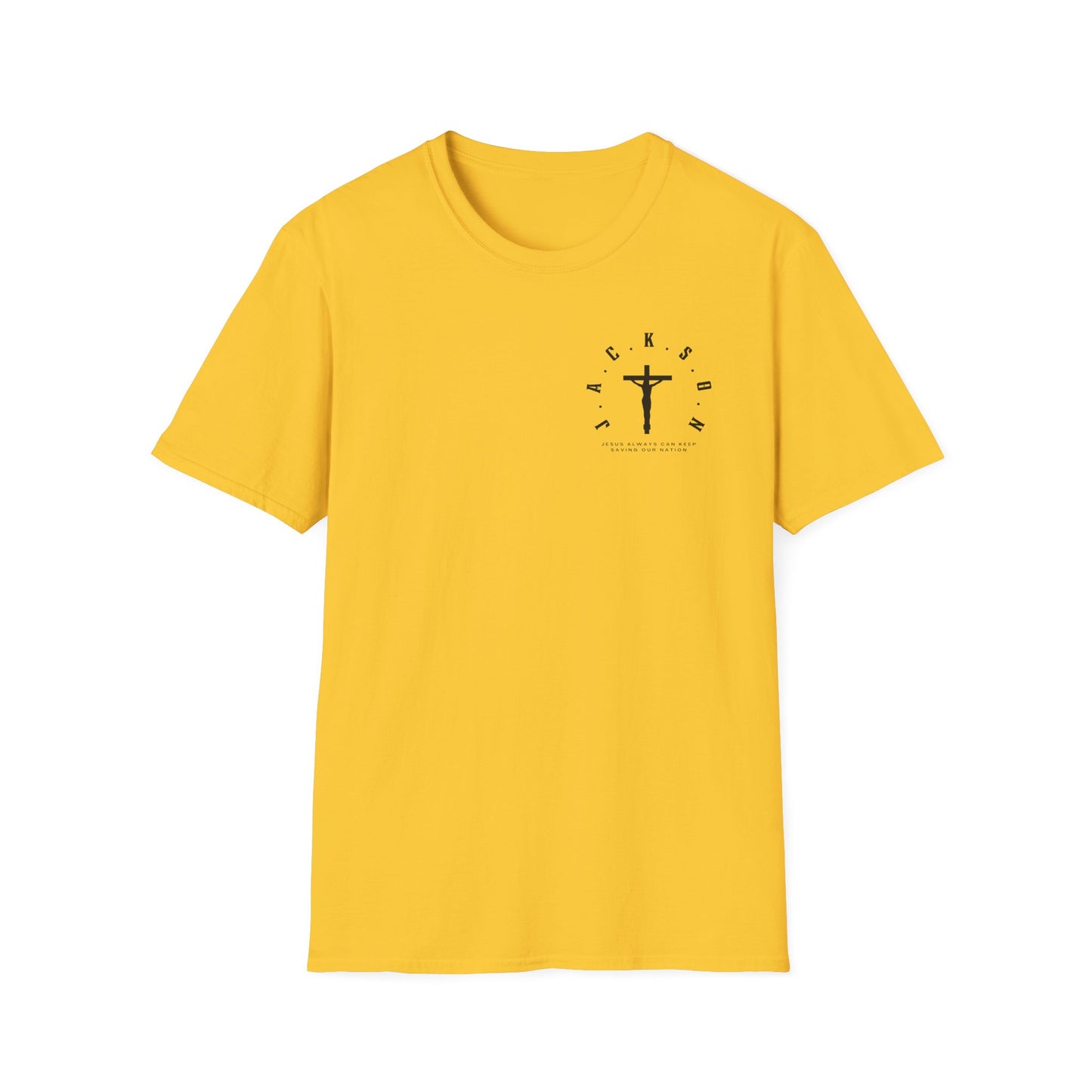 Jackson Believing Christian Black Letters & Cross