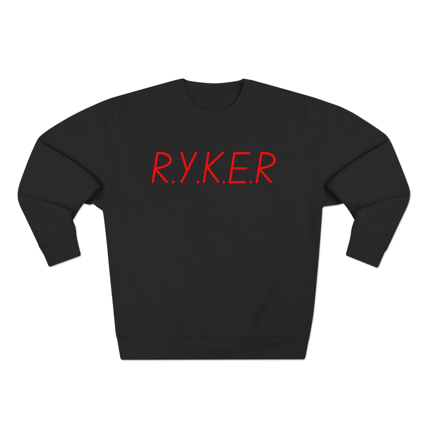 RYKER Christian Red Letters Crewneck