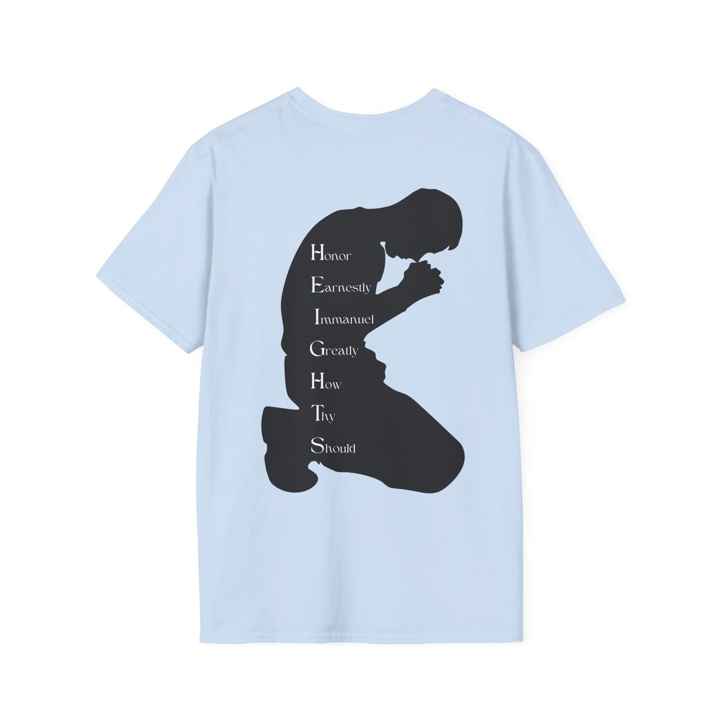 Heights Christian Black Letters & Image
