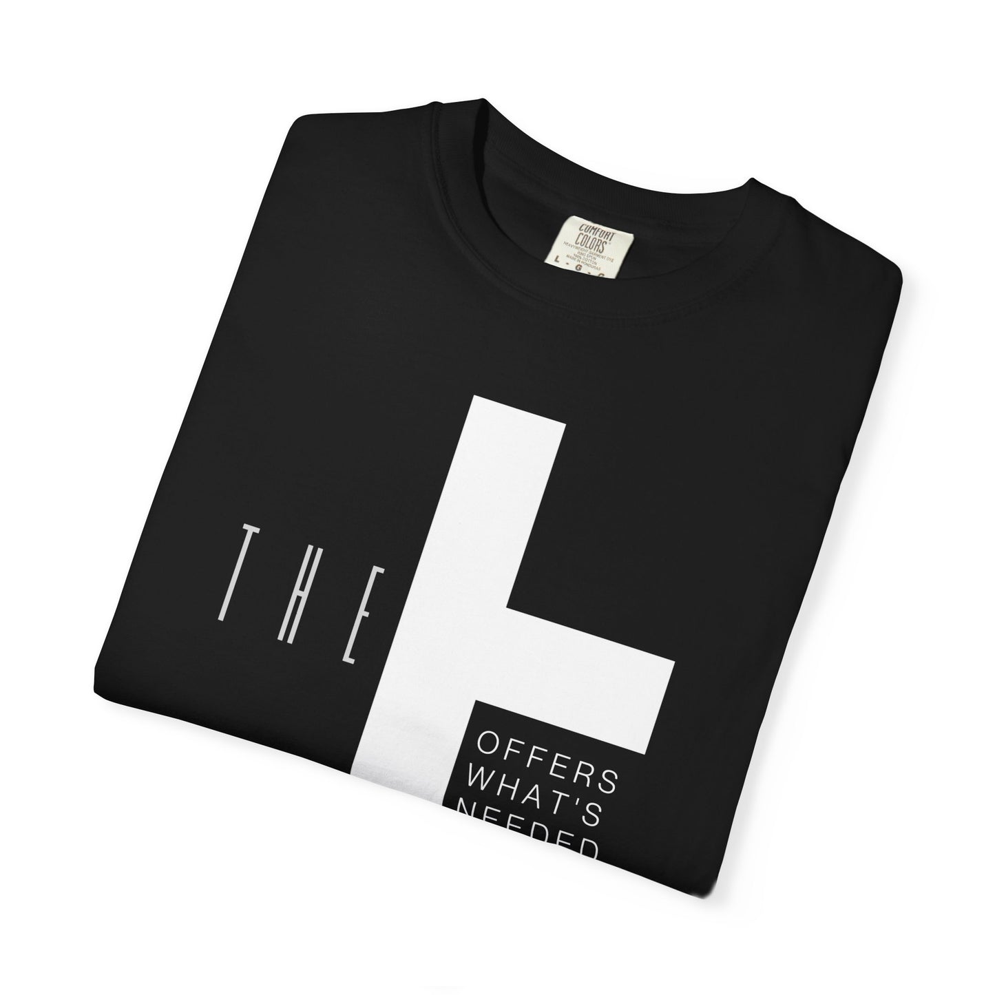 Adult T-Town Christian White Letters & Cross