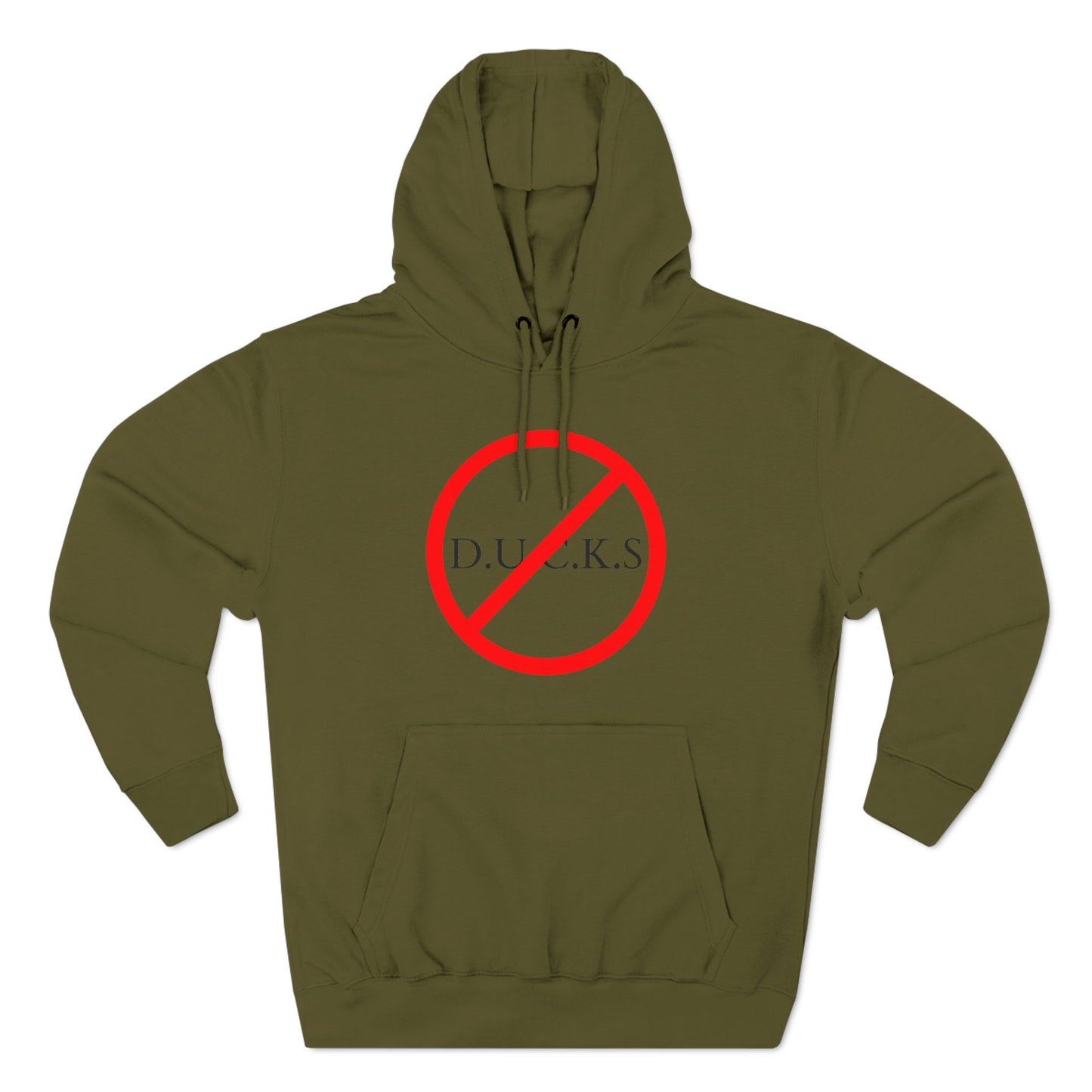 Ducks Christian Black Words Hoodie