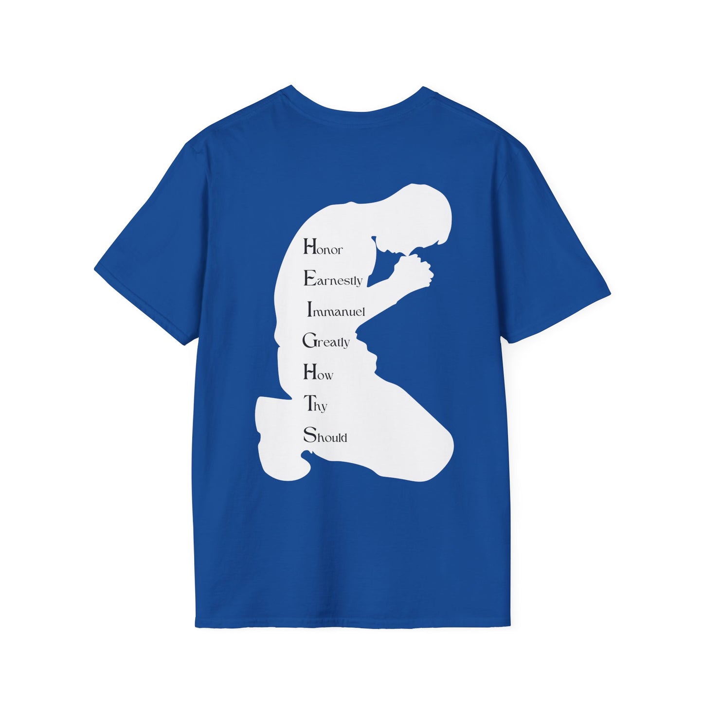 Heights Christian White Letters & Image