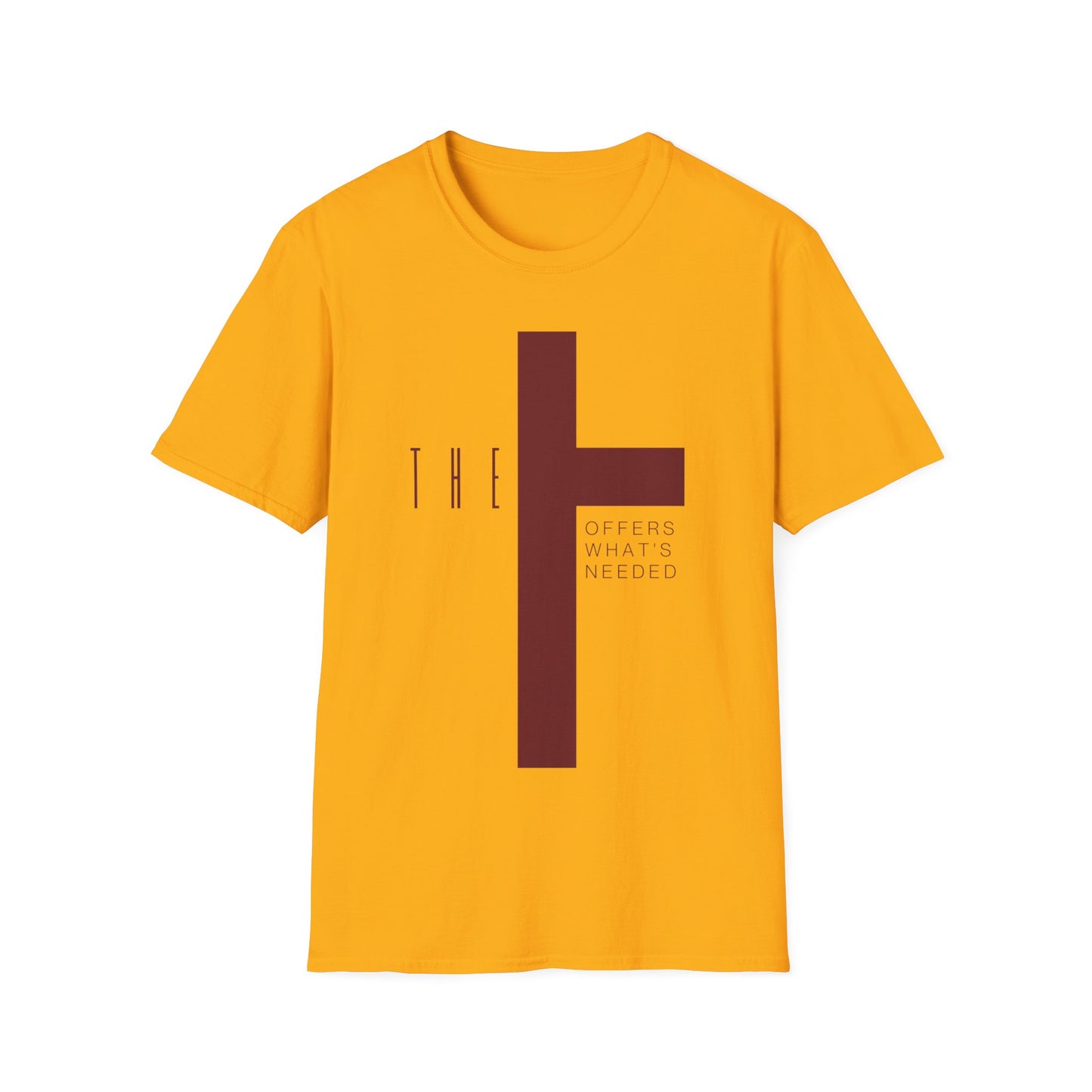 T-Town Marron Cross & Letters
