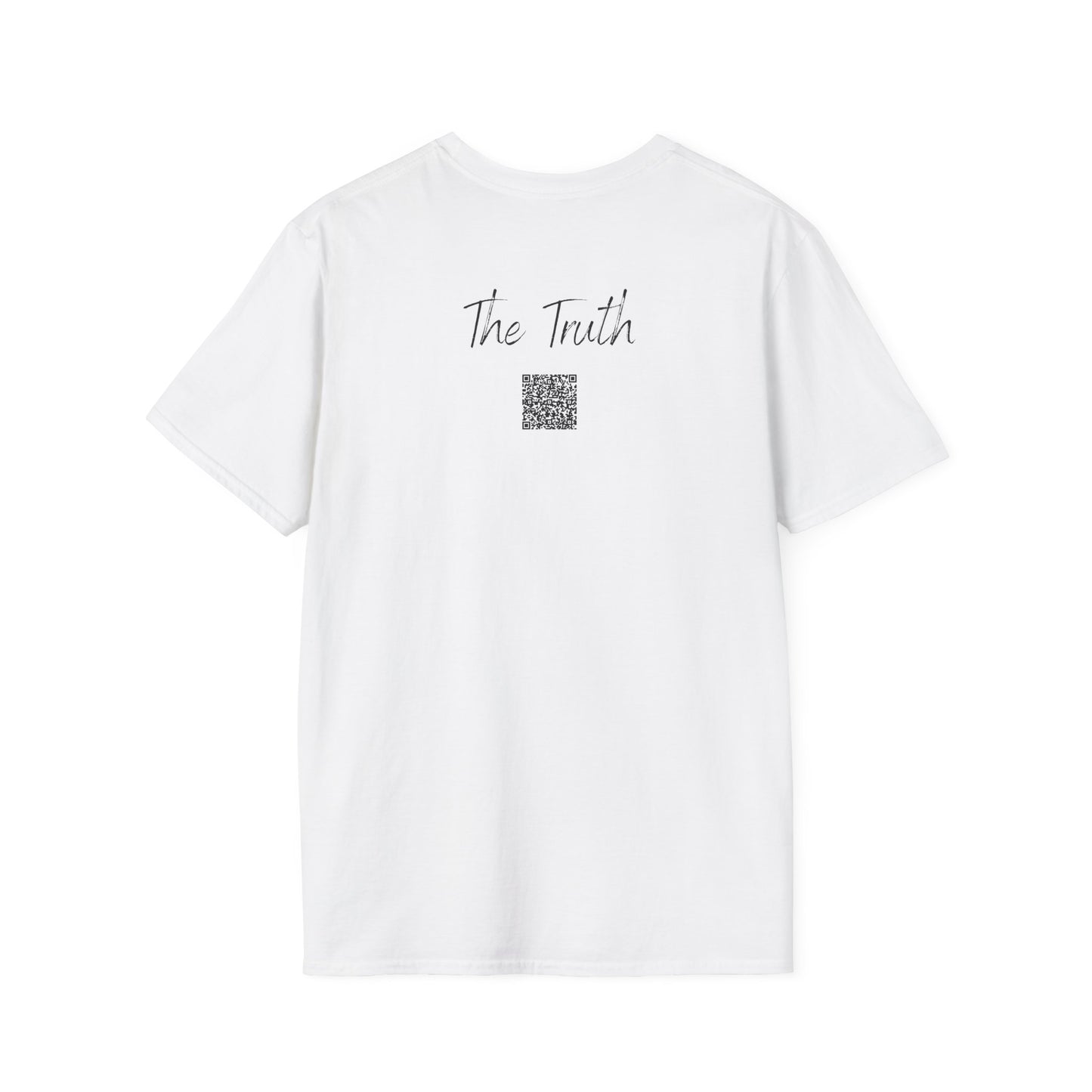 The Truth QR Code Black Words