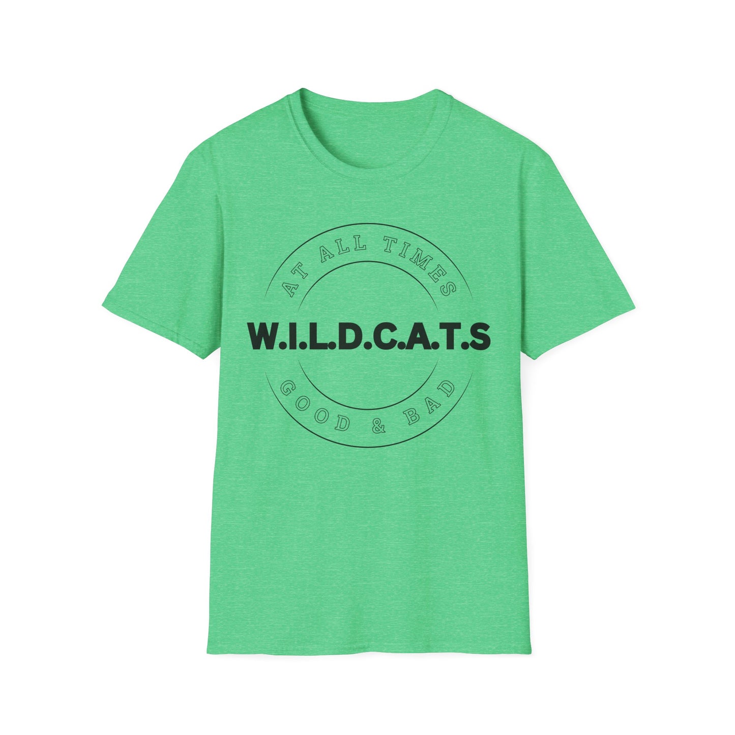 Wildcats Christian Black Letters & Picture