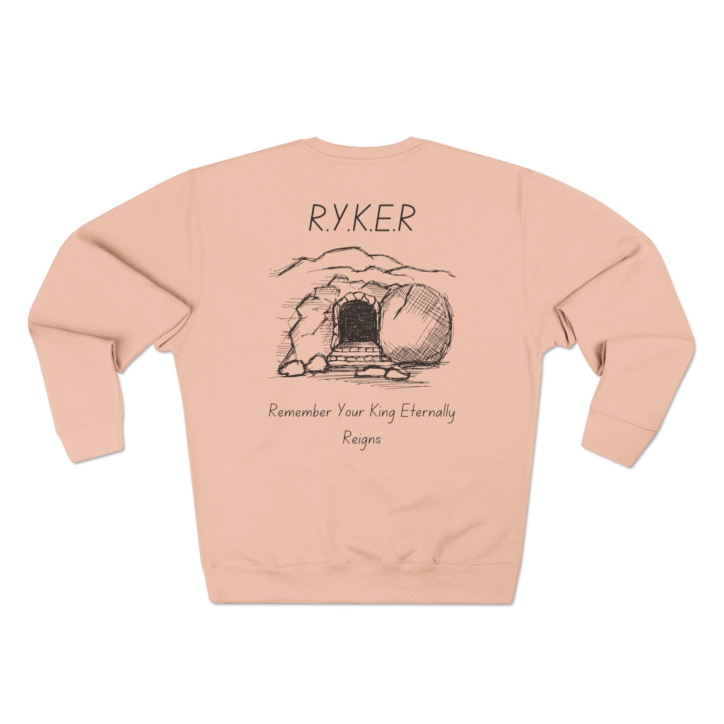 RYKER Christian Black Letters Crewneck