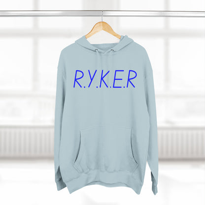 RYKER Christian Blue Letters Hoodie