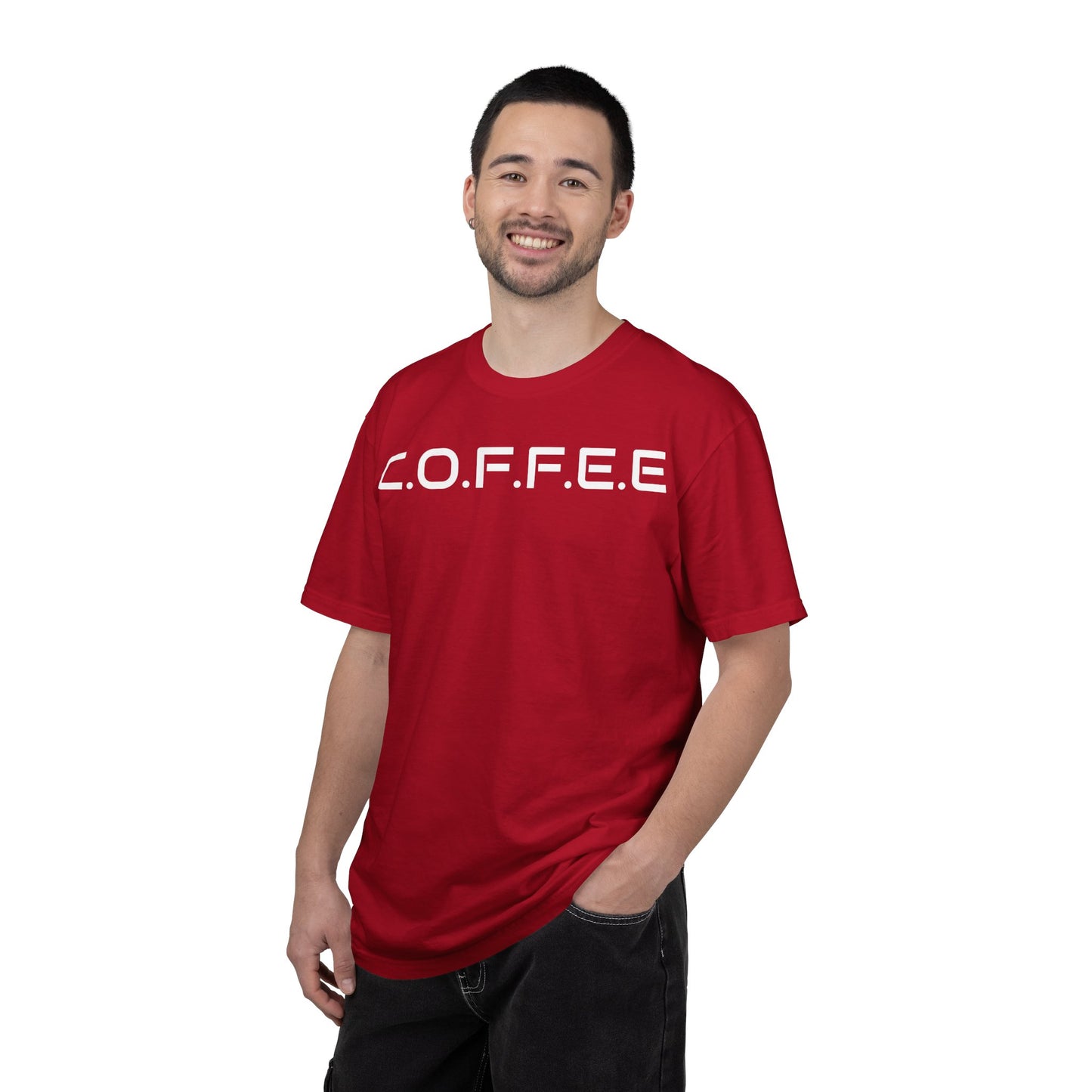 Adult Coffee Christian White Words Only Heavyweight