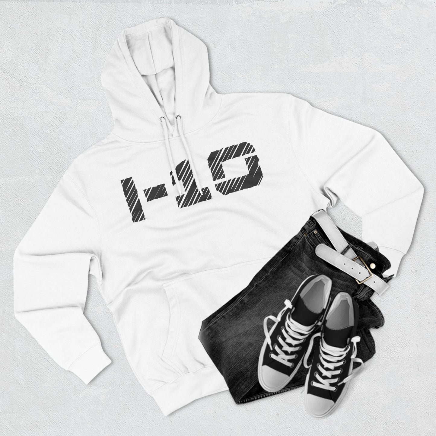 I-10 Christian Black Words Hoodie