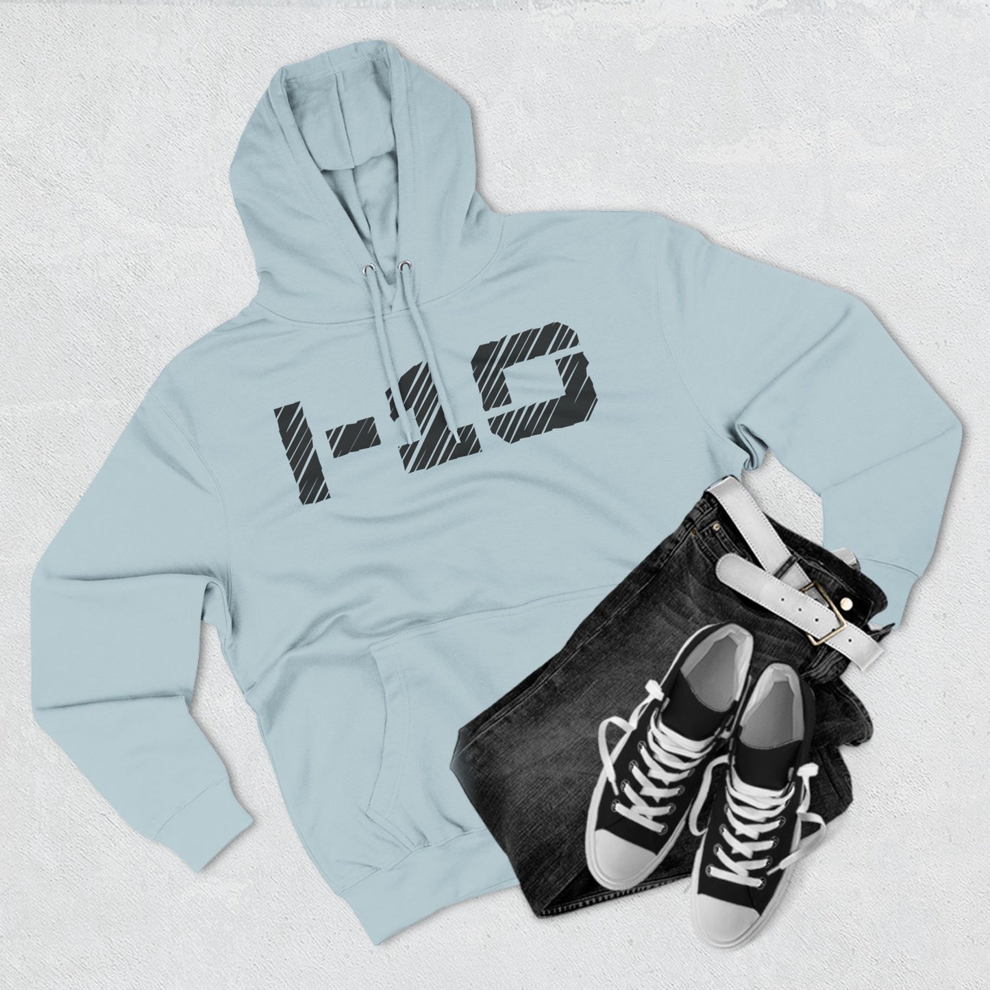 I-10 Christian Black Words Hoodie