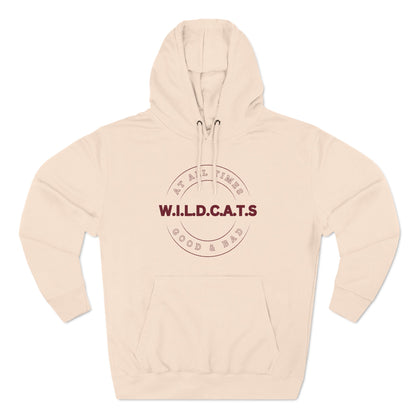 Wildcats Christian Marron Letters & Picture Hoodie