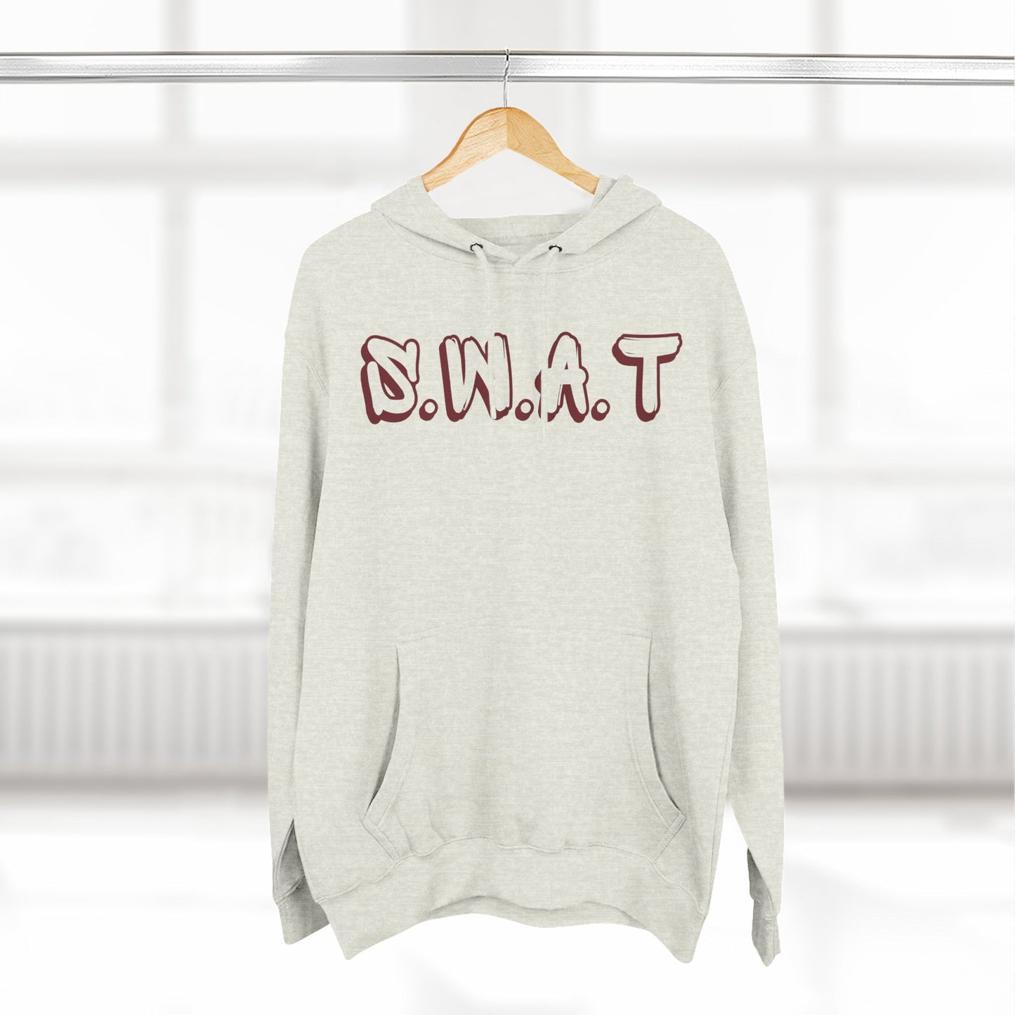 Swat Christian Marron Words Hoodie