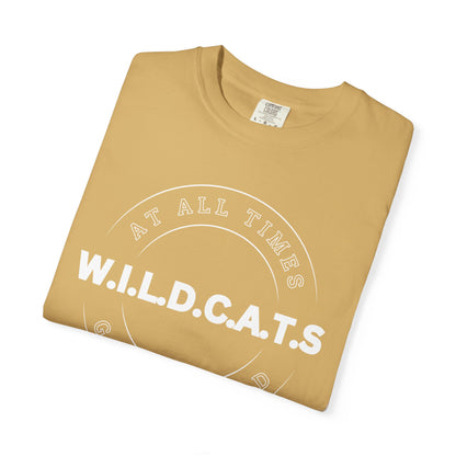 Wildcats Christian White Letters & Picture