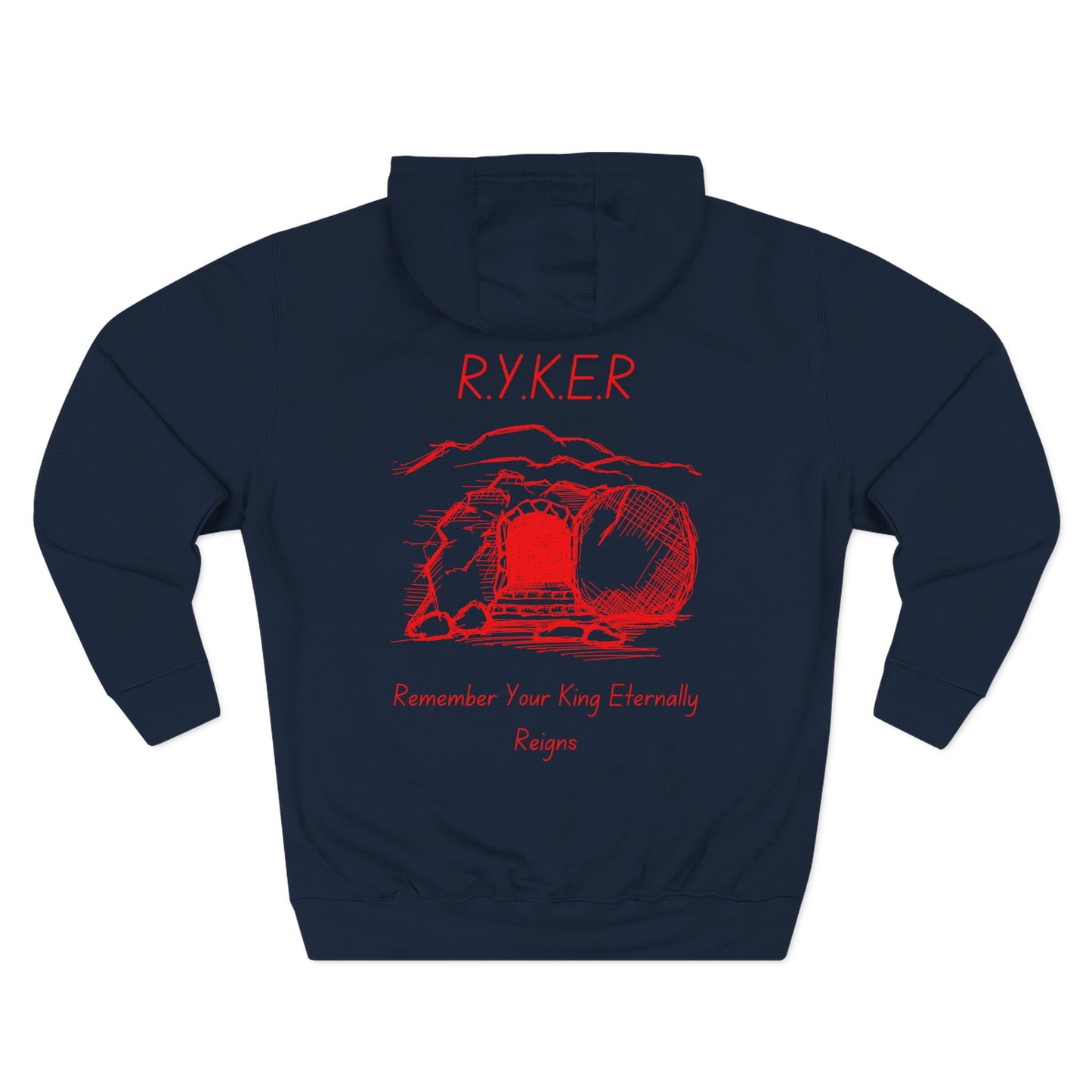 RYKER Christian Red Letters Hoodie