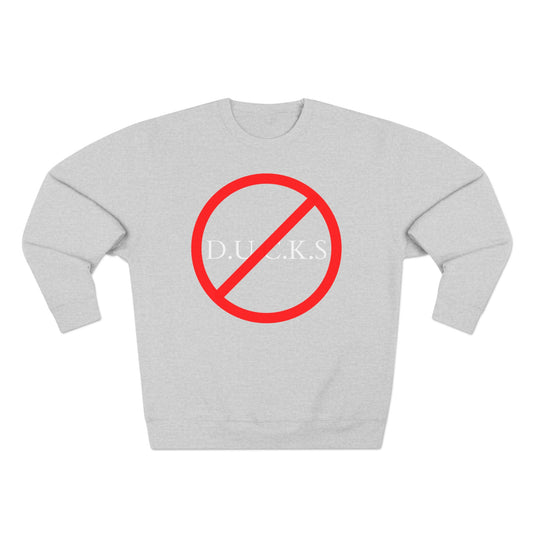 DUCKS Christian White Crewneck
