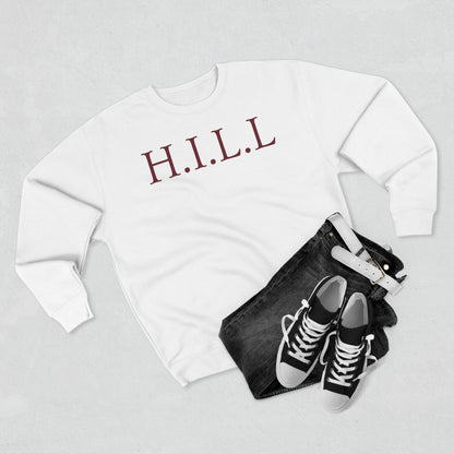 Hill Christian Marron Words Crewneck