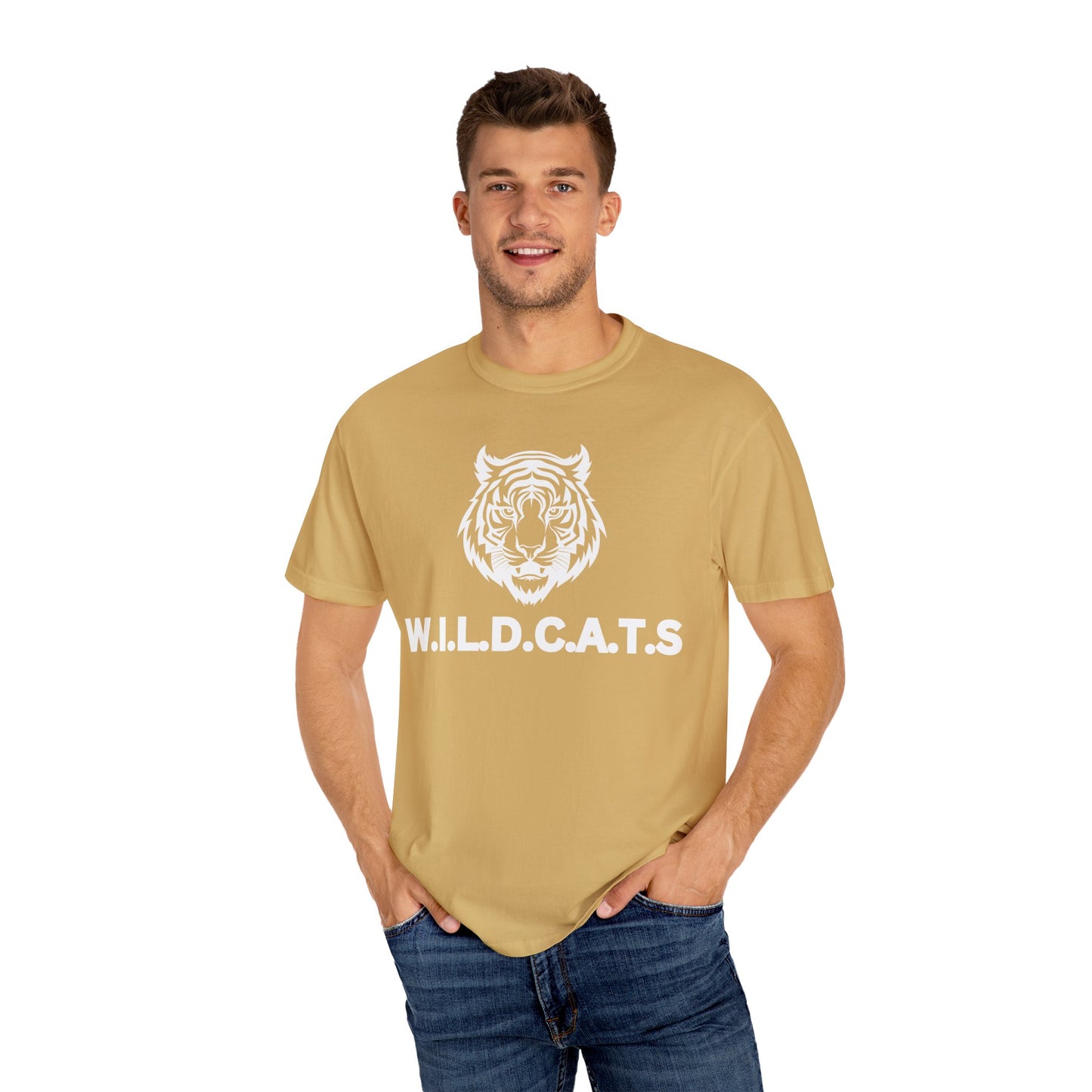 Wildcats Christian White Letters & Picture Specialty