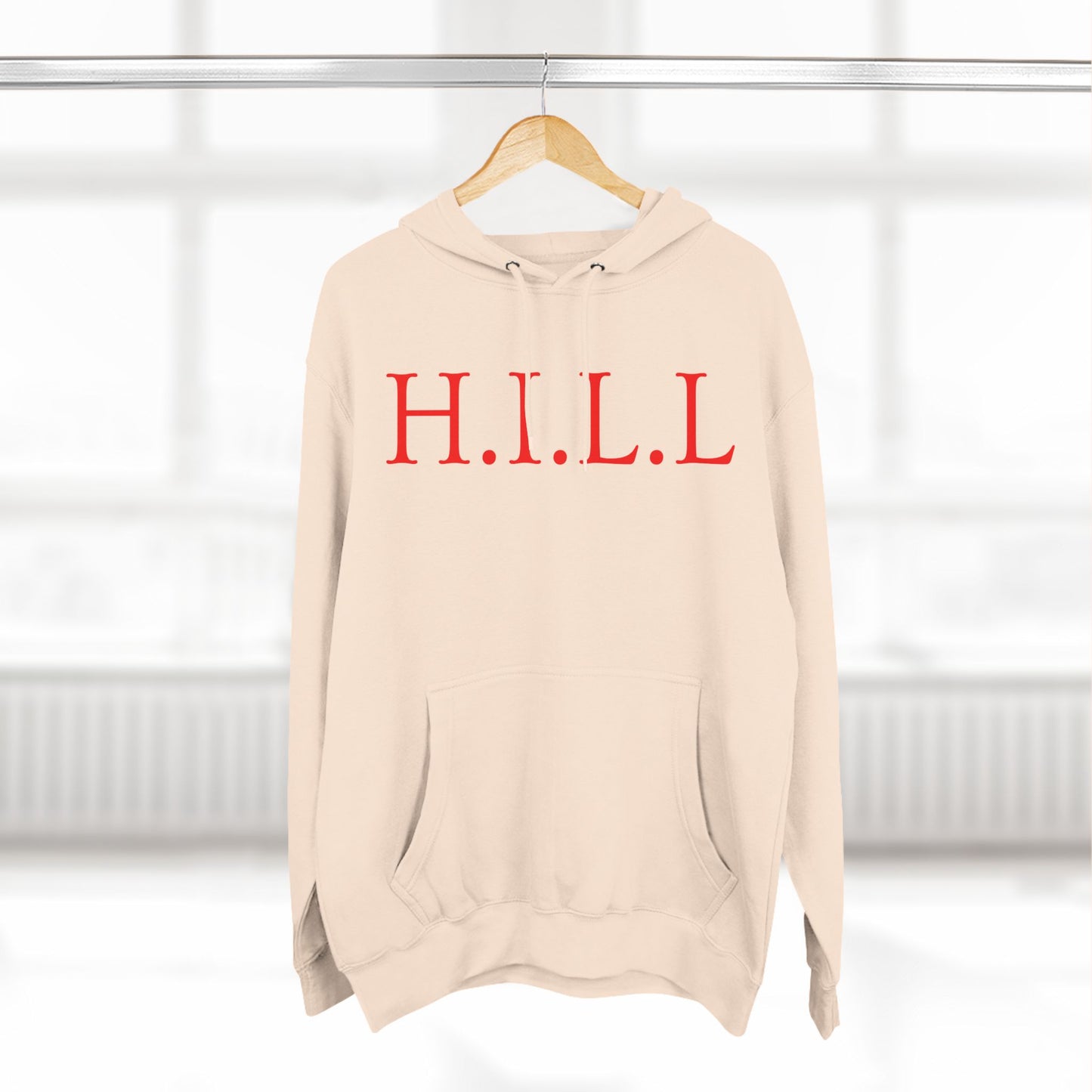 Hill Christian Red Words Hoodie