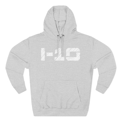 Adult I-10 Christian White Words Pullover Hoodie