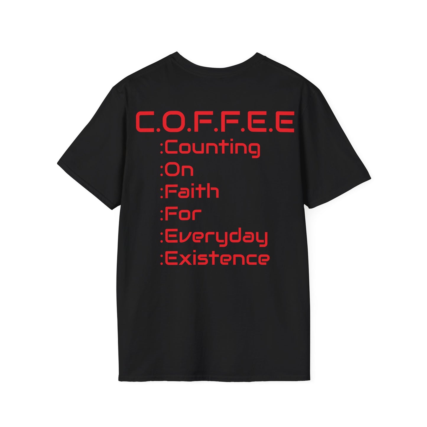 Adult Coffee Christian Red Words Only