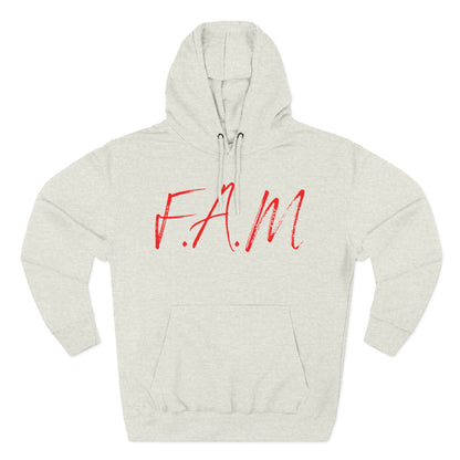 Fam Hoodie Red Words