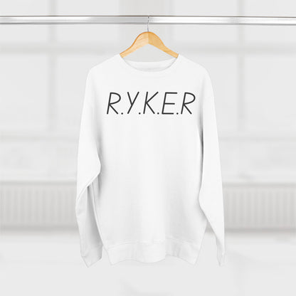 Adult RYKER Christian Black Letters Crewneck