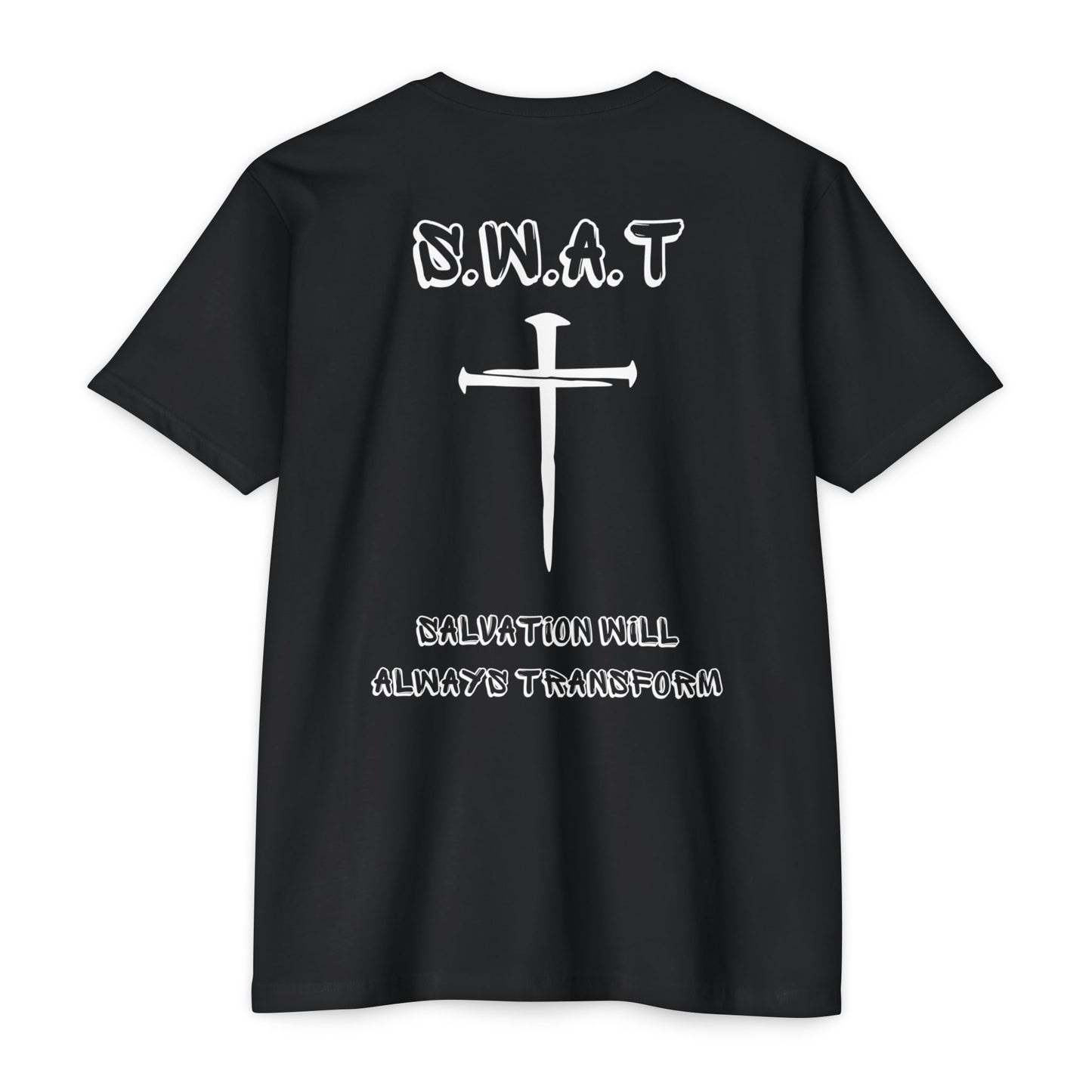 Adult Swat Christian White Words Premium tee