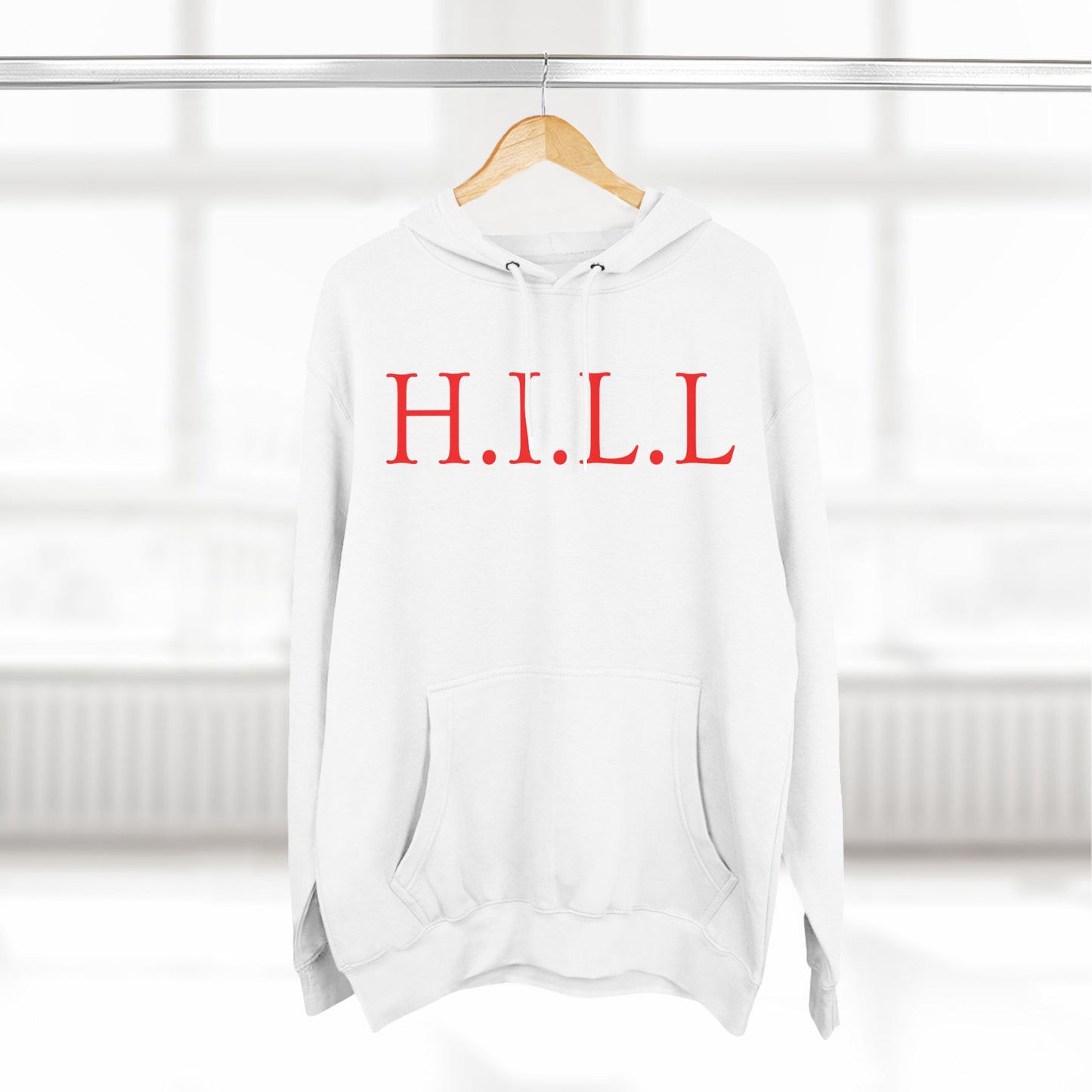 Hill Christian Red Words Hoodie