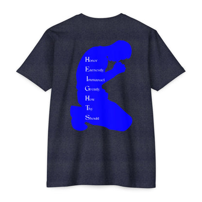 Heights Christian Blue Letters & Image Blended