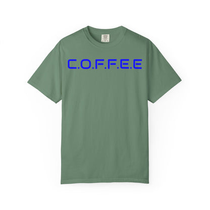 Adult Coffee Christian Blue Words Only