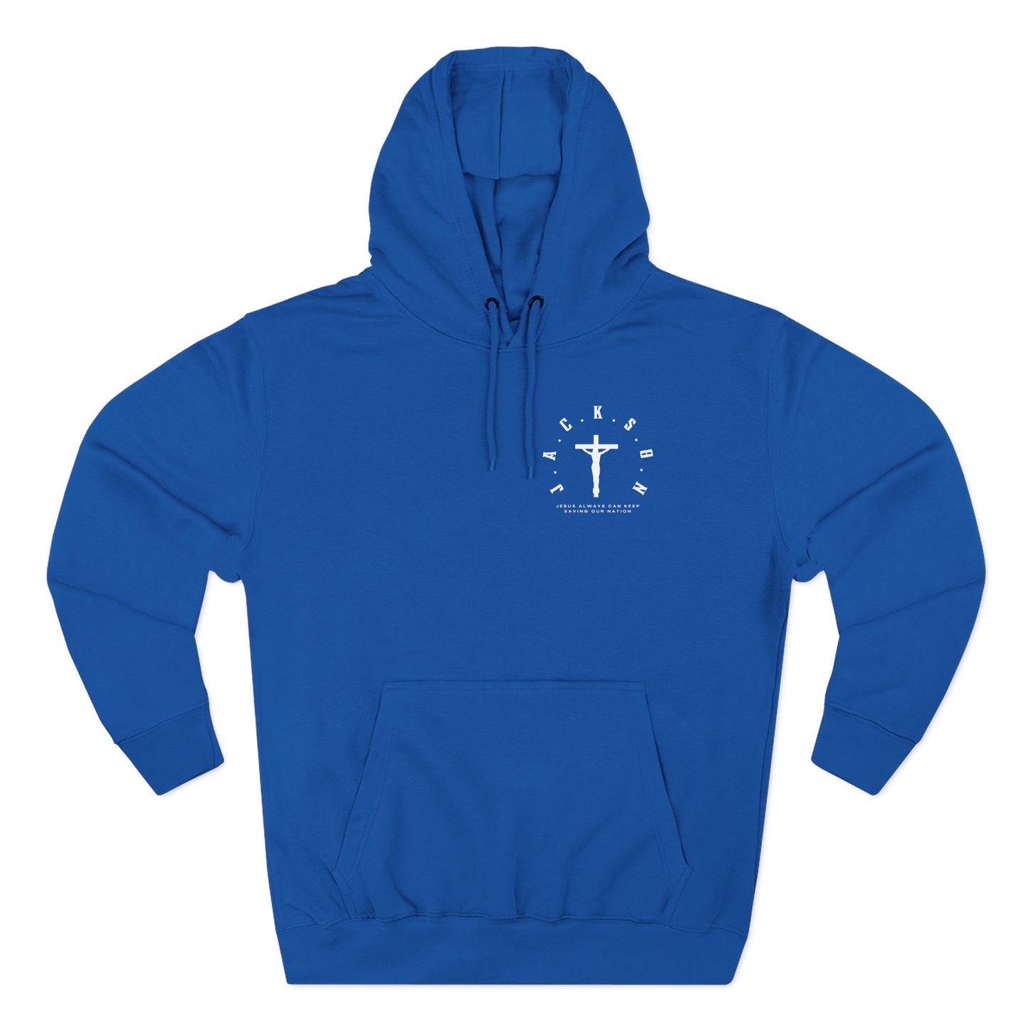 Adult Jackson White Pullover Hoodie