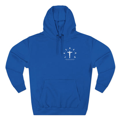 Adult Jackson White Pullover Hoodie
