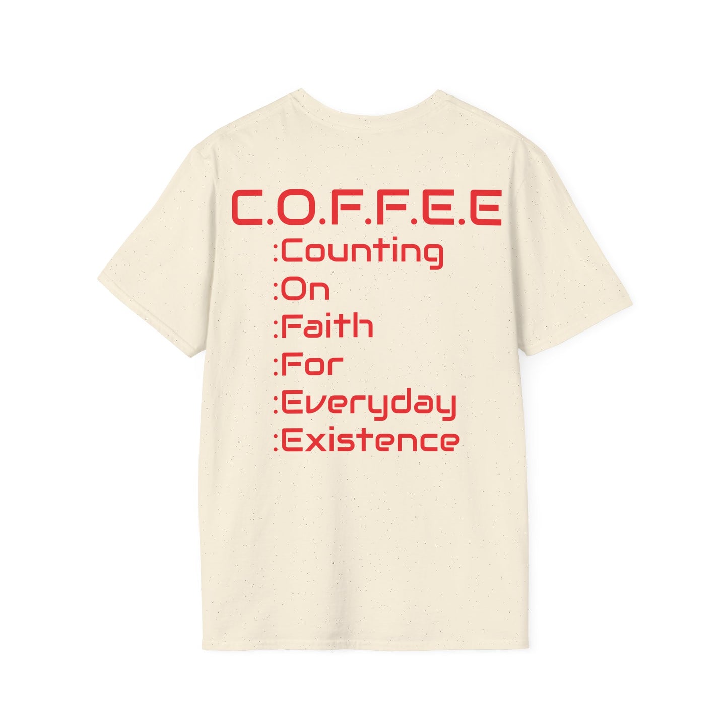 Adult Coffee Christian Red Words Only
