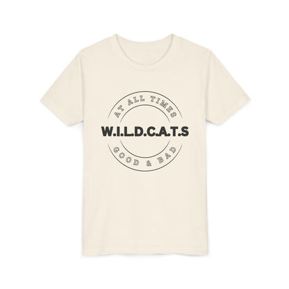 Youth Wildcats Christian Black Letters & Picture