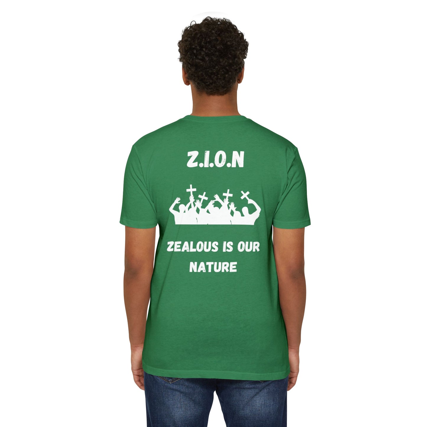 Adult Zion White Words & Image