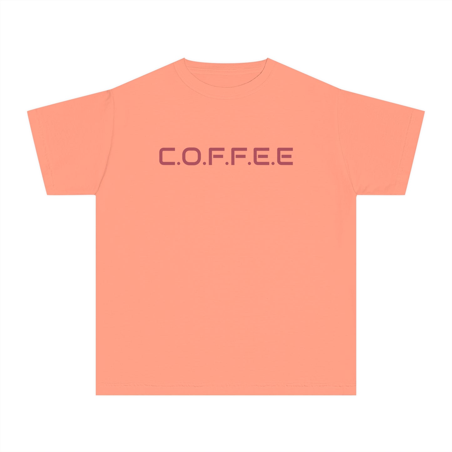Youth Adult Coffee Christian Marron Words Only