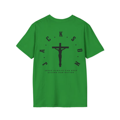 Jackson Believing Christian Black Letters & Cross