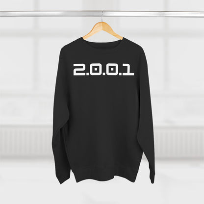 Adult 2001 Christian White Words Crewneck