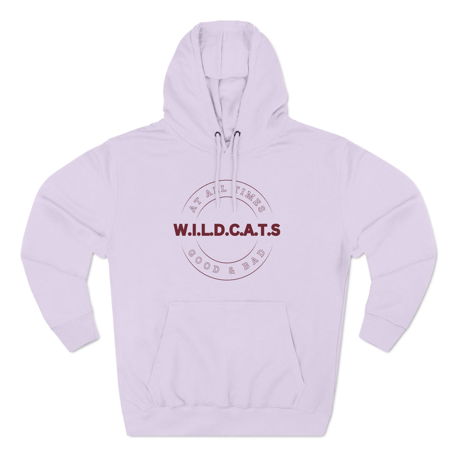 Wildcats Christian Marron Letters & Picture Hoodie