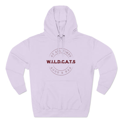 Wildcats Christian Marron Letters & Picture Hoodie