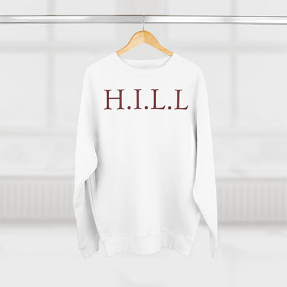 Hill Christian Marron Words Crewneck