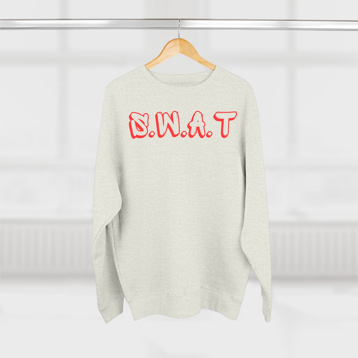 Swat Christian Red Words Crewneck