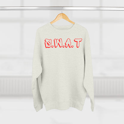Swat Christian Red Words Crewneck