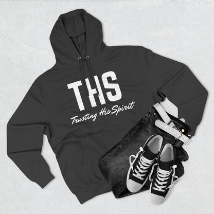 Adult THS Christian White Letters Hoodie