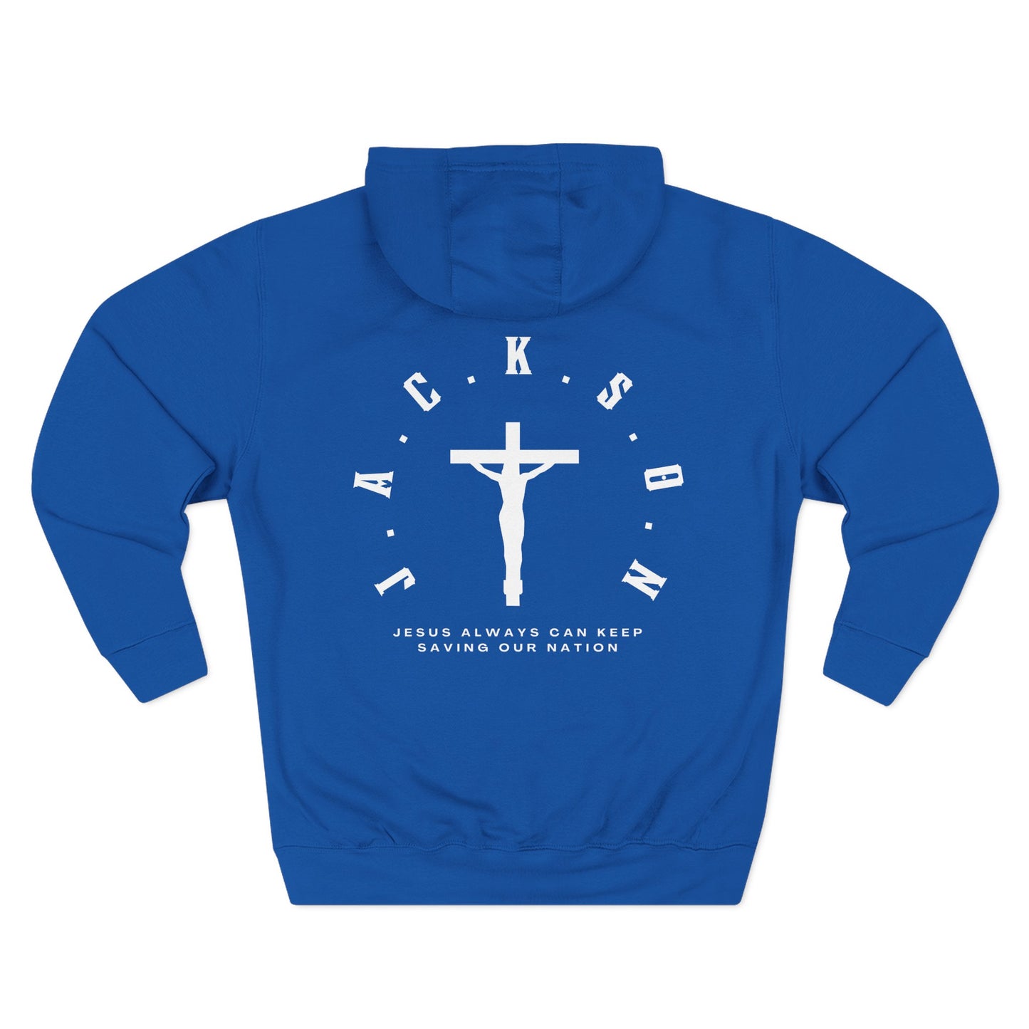 Adult Jackson White Pullover Hoodie